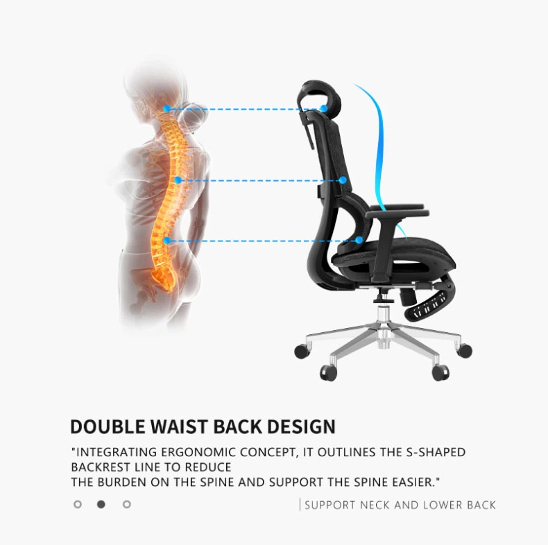 Sillas De Oficina Sample Customization Office Chairs High Quality Ergonomic Steel Base Manager/Boss Modern Office Chair Mesh Computer Task Desk Staff Chair