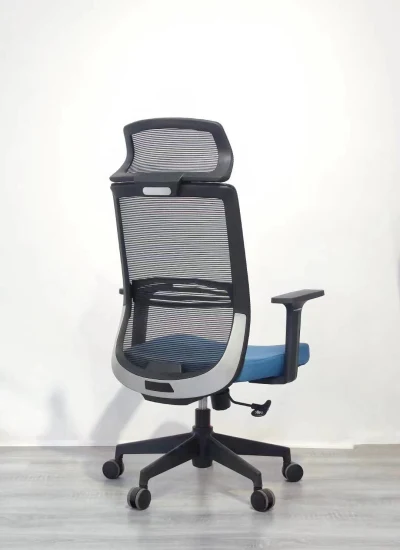 Venda por atacado Cadeira de escritório executiva preta CEO Boss Managaer Cadeira de tecido de malha