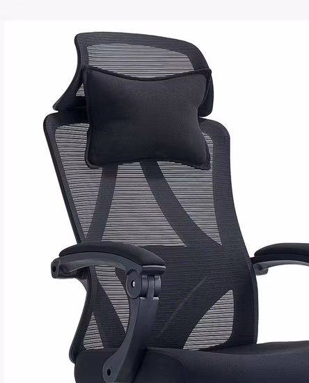 Cadeira ergonômica de malha reclinável com apoio para os pés Melhor cadeira de malha para escritório